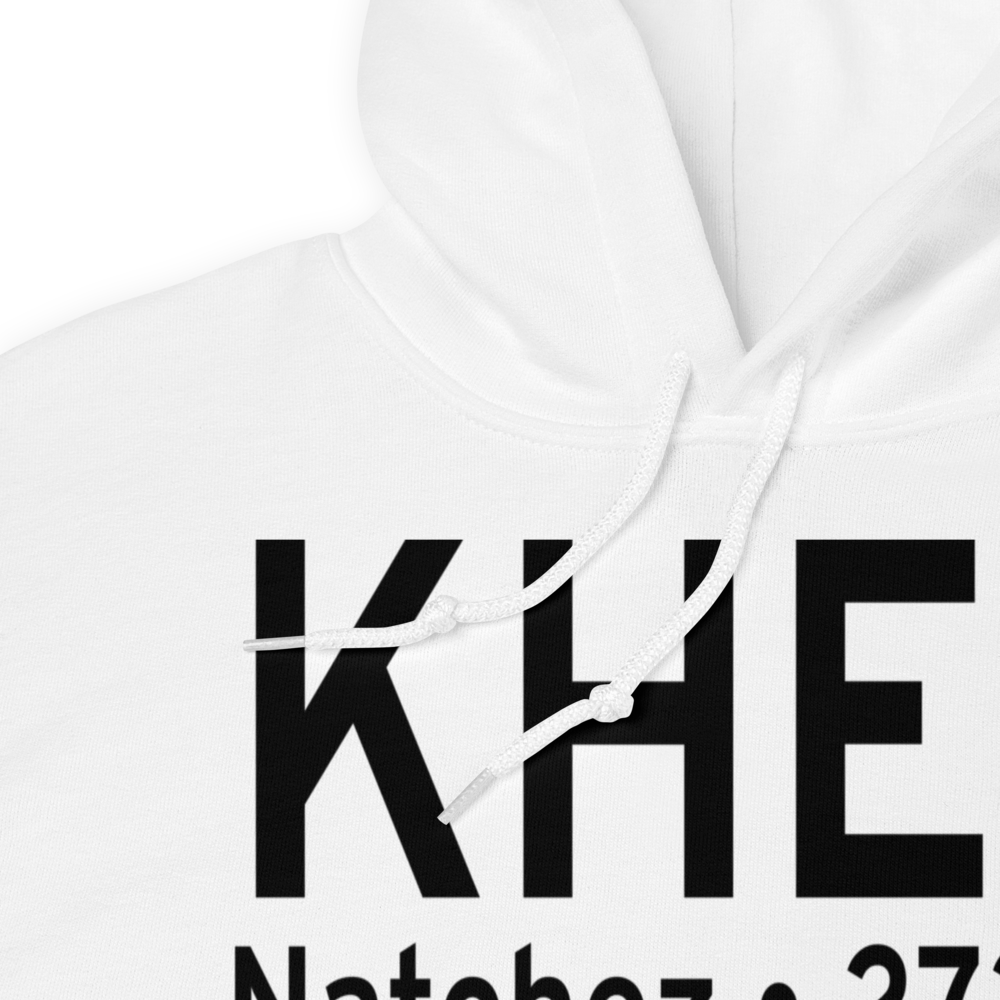Hardy-Anders Field / Natchez-Adams County Airport (KHEZ) ICAO Hoodie Sweatshirt 