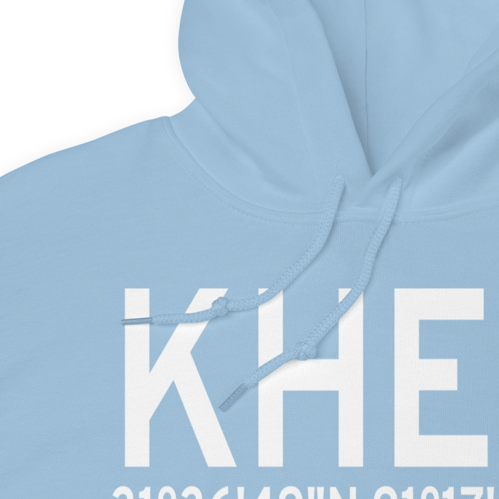 Hardy-Anders Field / Natchez-Adams County Airport (KHEZ) ICAO Hoodie Sweatshirt 