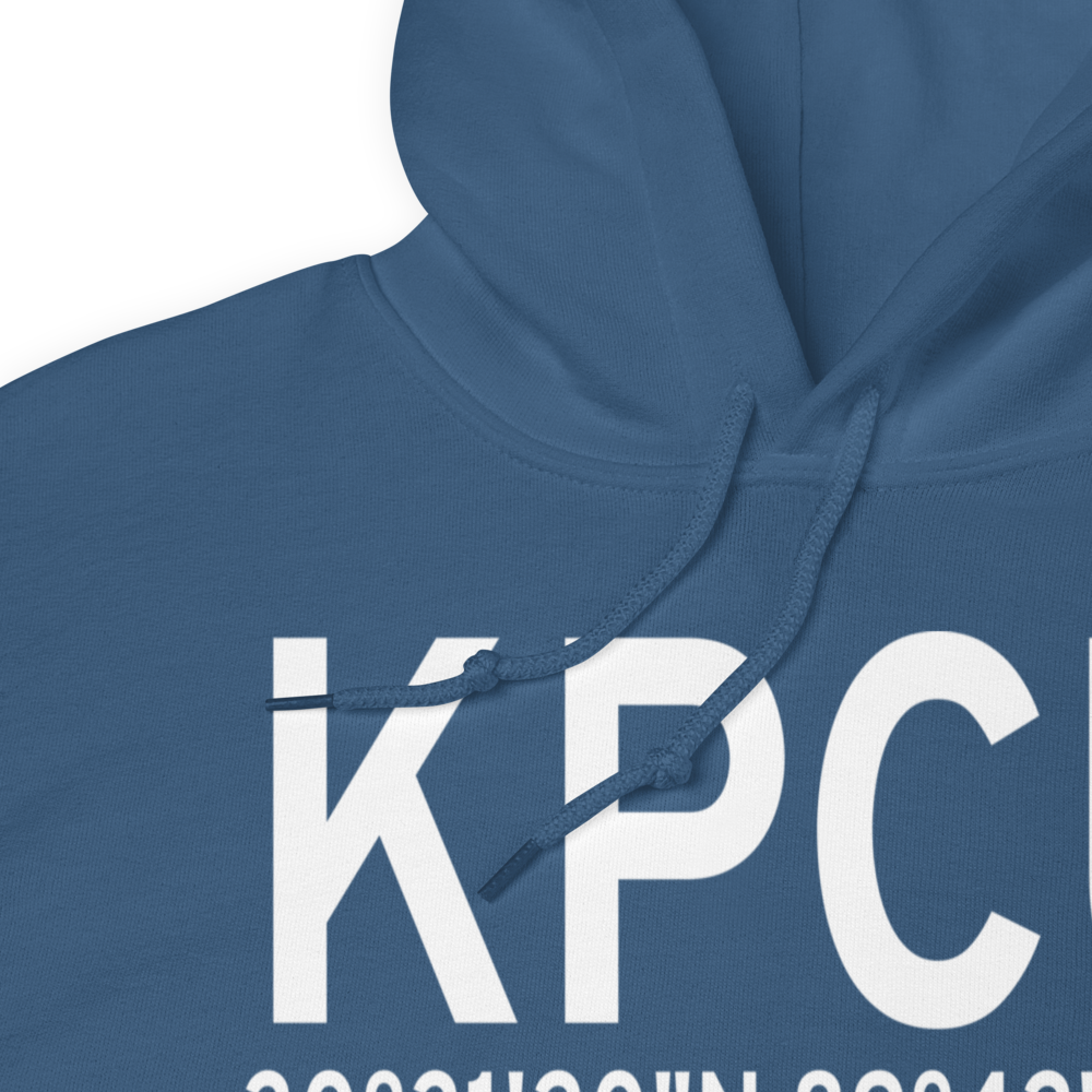 Picayune Airport (KPCU) ICAO Hoodie Sweatshirt 