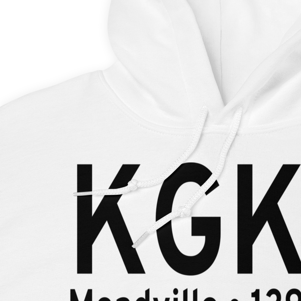 Port Meadville Airport (KGKJ) ICAO Hoodie Sweatshirt 