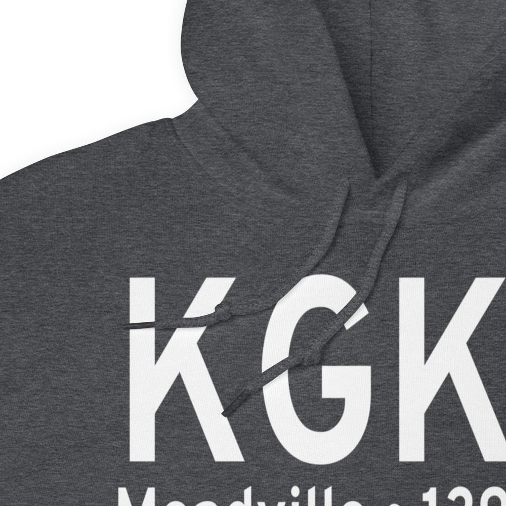 Port Meadville Airport (KGKJ) ICAO Hoodie Sweatshirt 