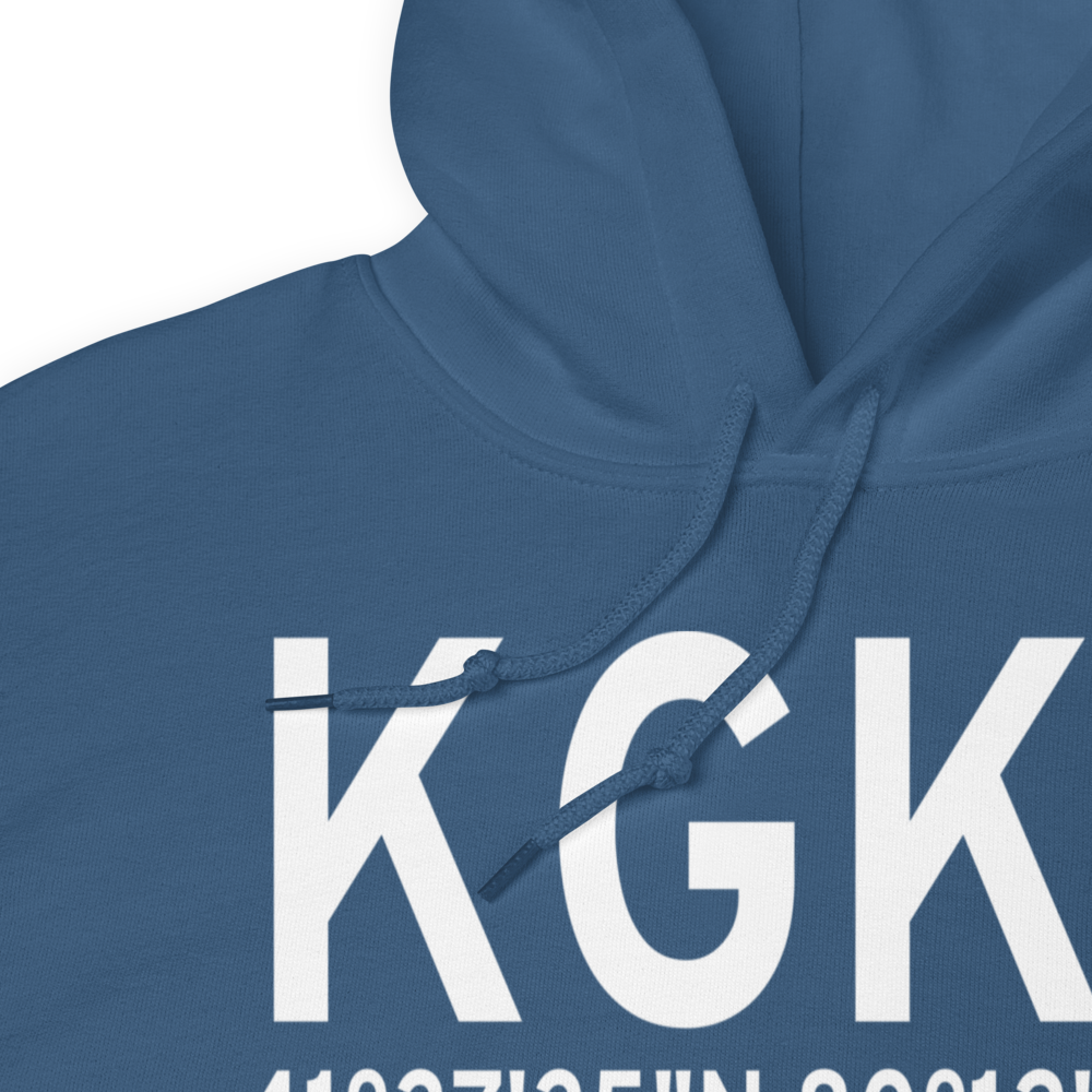 Port Meadville Airport (KGKJ) ICAO Hoodie Sweatshirt 