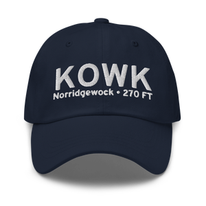 Central Maine Airport of Norridgewock (KOWK) ICAO Hat