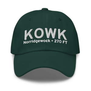 Central Maine Airport of Norridgewock (KOWK) ICAO Hat