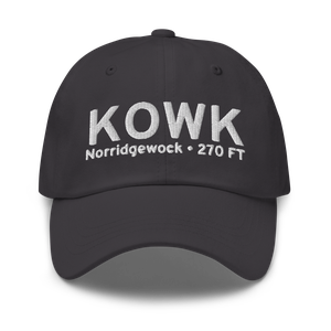 Central Maine Airport of Norridgewock (KOWK) ICAO Hat