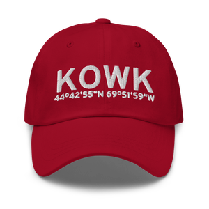 Central Maine Airport of Norridgewock (KOWK) ICAO Hat