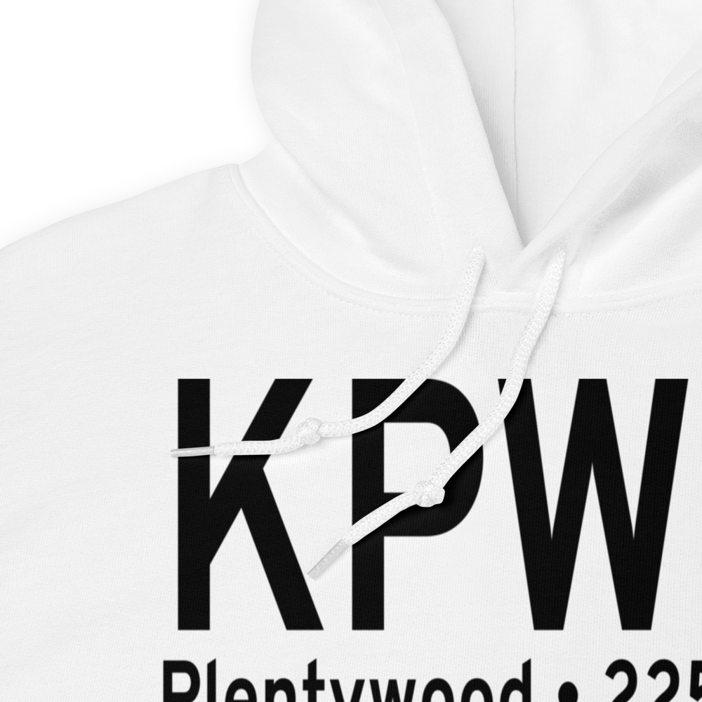 Sher-Wood Airport (KPWD) ICAO Hoodie Sweatshirt 