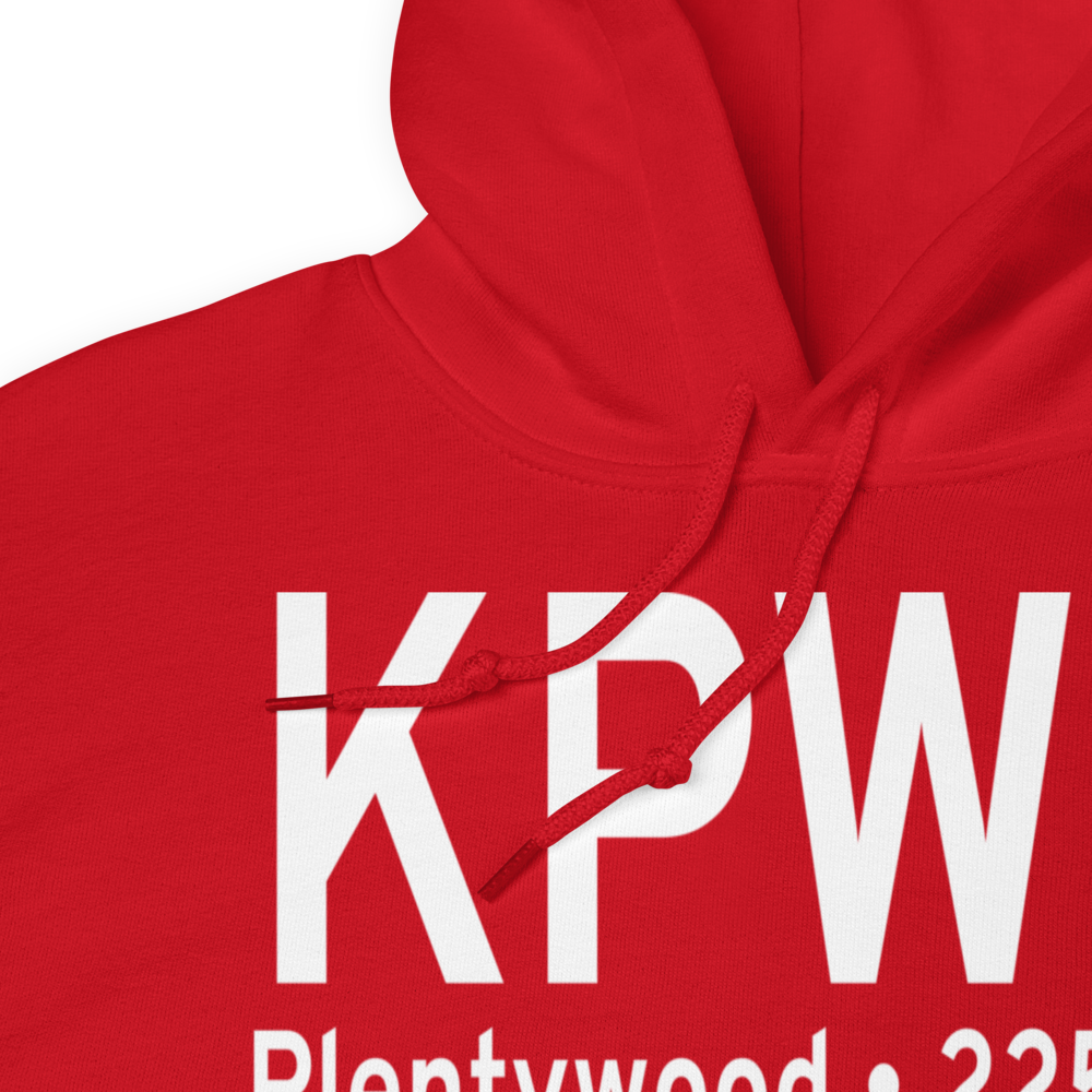 Sher-Wood Airport (KPWD) ICAO Hoodie Sweatshirt 