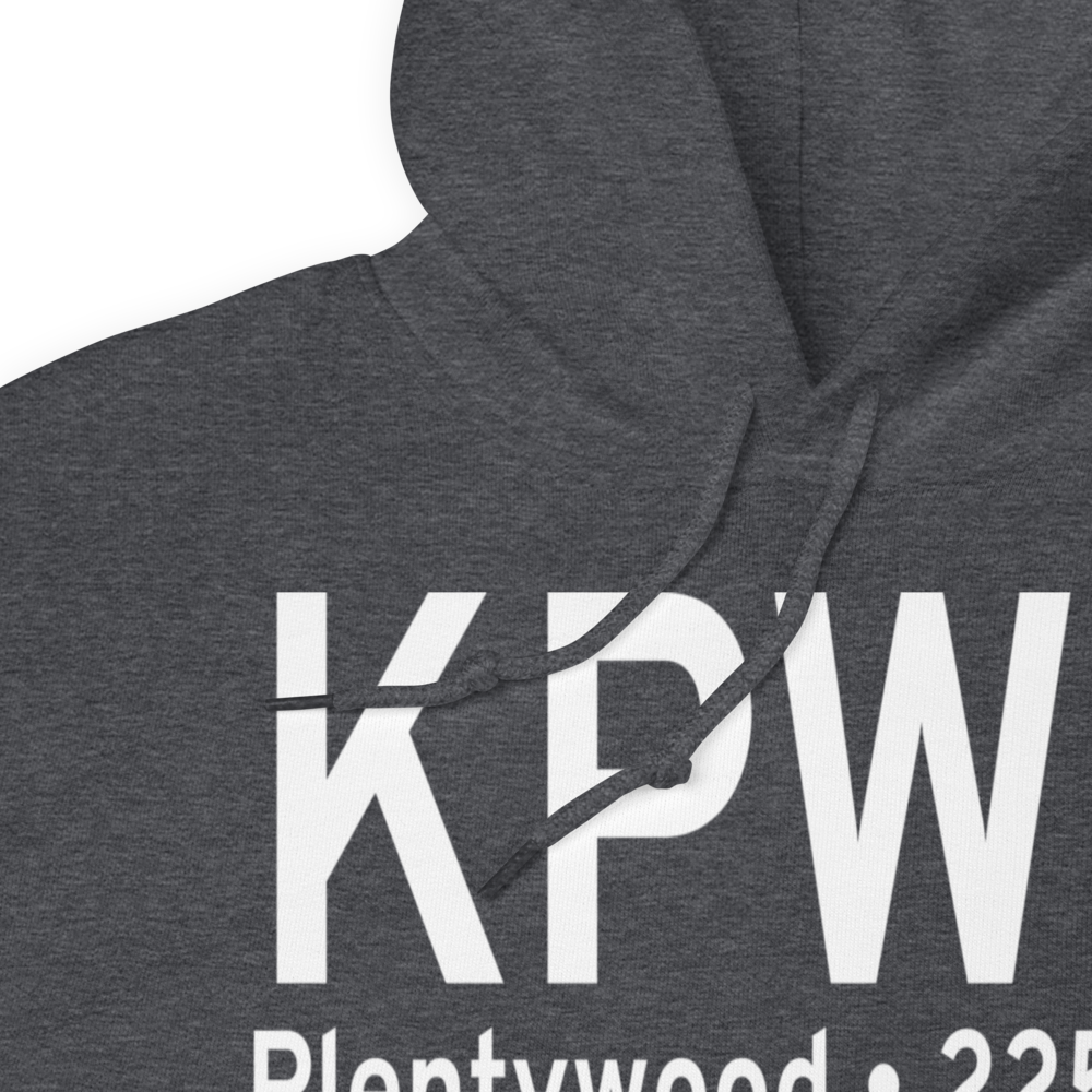 Sher-Wood Airport (KPWD) ICAO Hoodie Sweatshirt 