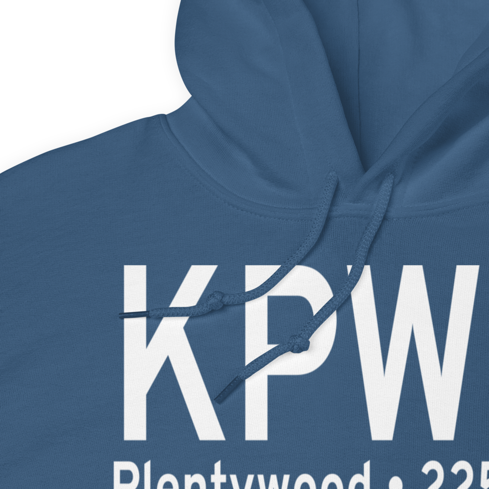 Sher-Wood Airport (KPWD) ICAO Hoodie Sweatshirt 