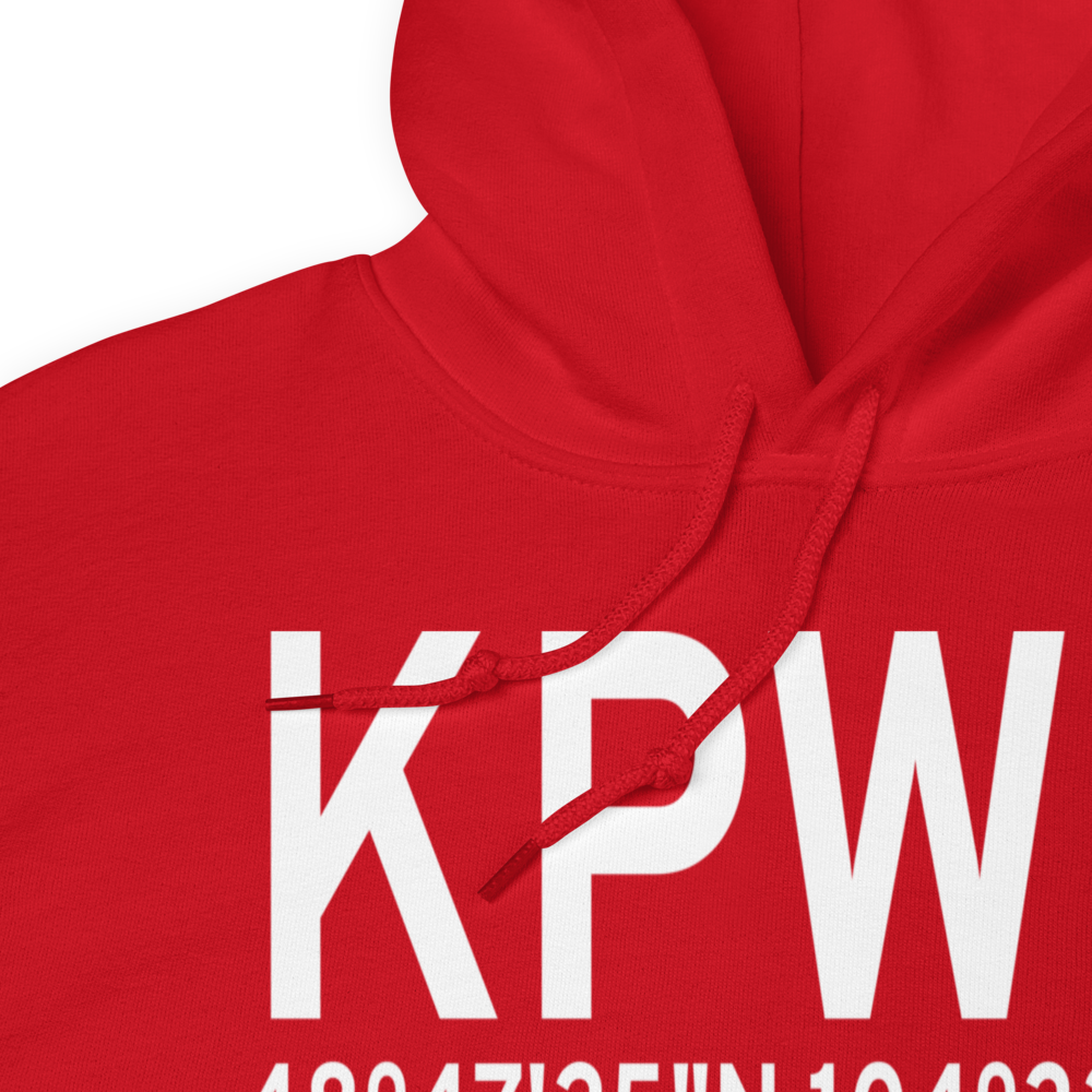 Sher-Wood Airport (KPWD) ICAO Hoodie Sweatshirt 