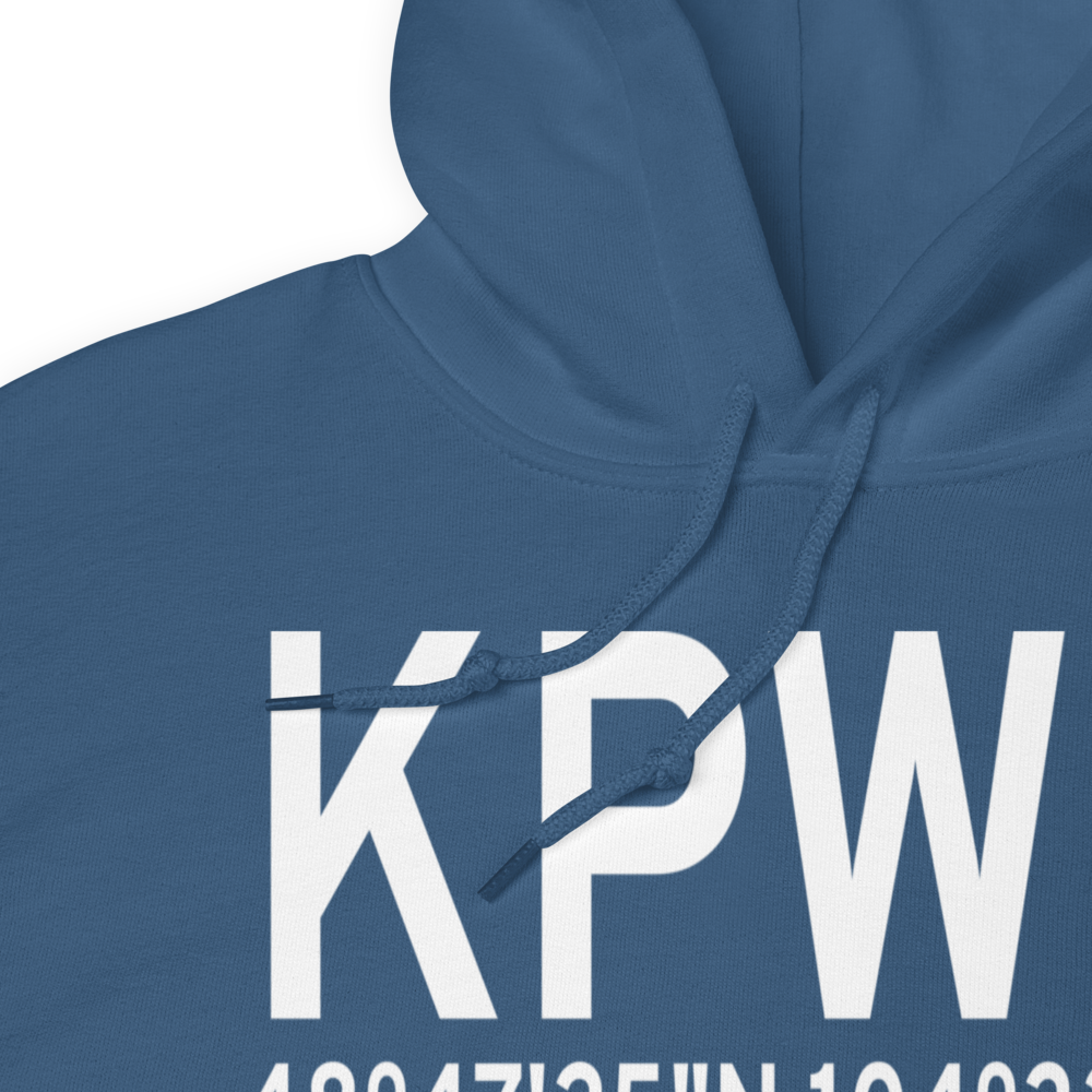 Sher-Wood Airport (KPWD) ICAO Hoodie Sweatshirt 