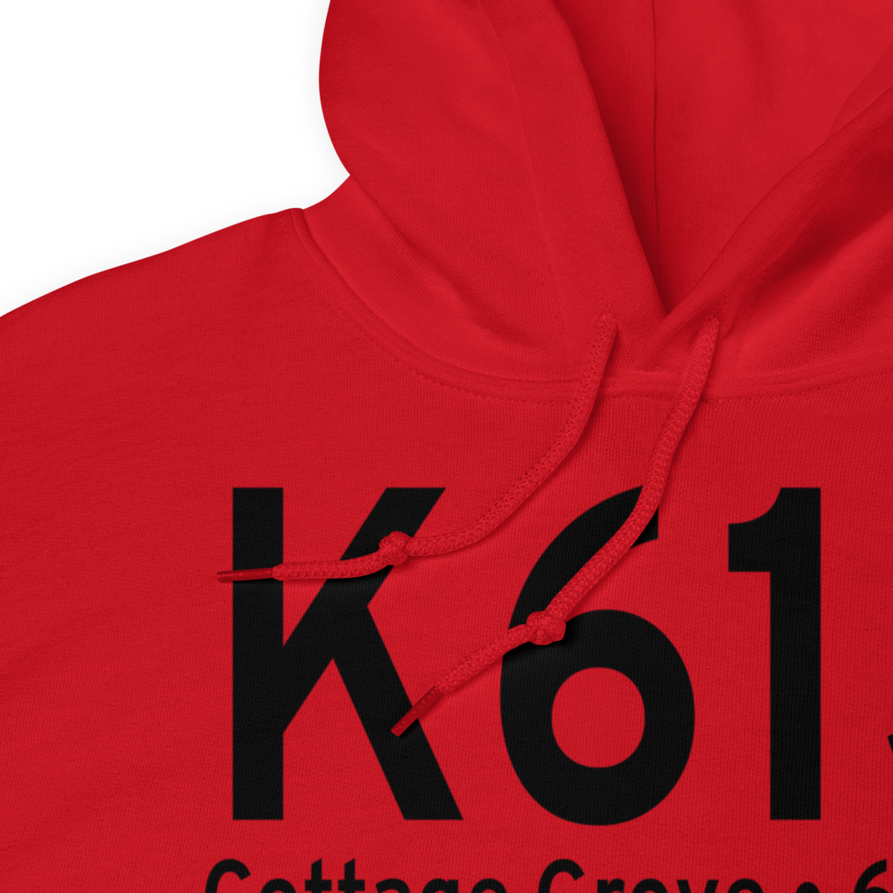 Cottage Grove State Airport (K61S) ICAO Hoodie Sweatshirt 