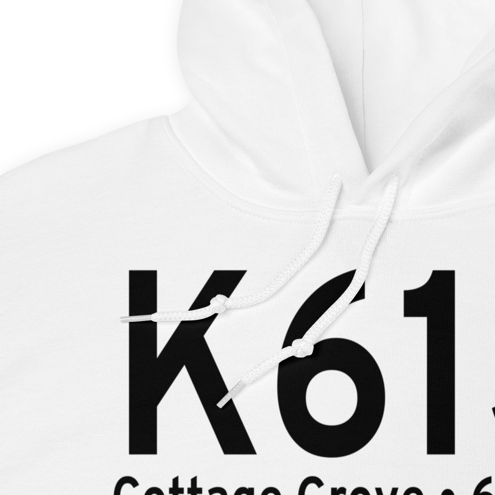 Cottage Grove State Airport (K61S) ICAO Hoodie Sweatshirt 