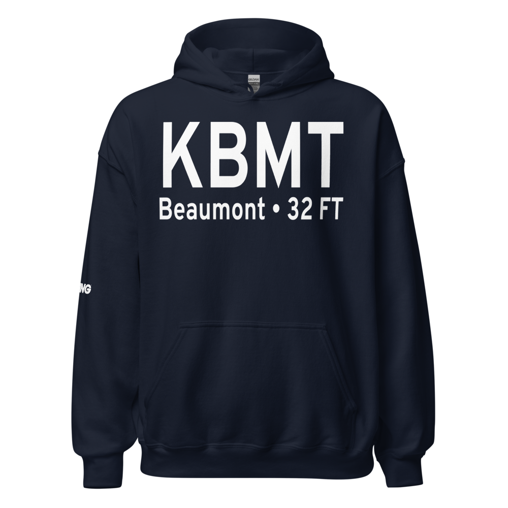 Beaumont Municipal Airport (KBMT) ICAO Hoodie Sweatshirt 