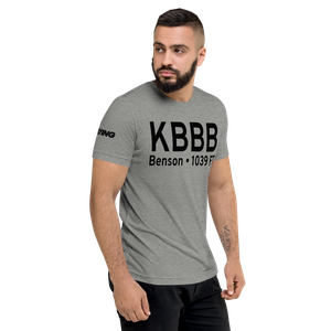 Benson Municipal Airport (KBBB) ICAO Tri-blend T-Shirt