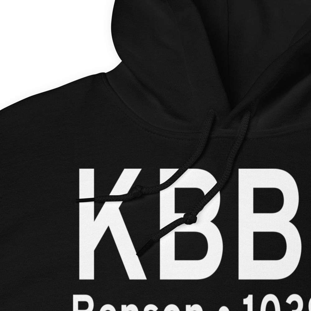 Benson Municipal Airport (KBBB) ICAO Hoodie Sweatshirt 