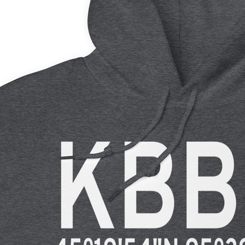 Benson Municipal Airport (KBBB) ICAO Hoodie Sweatshirt 