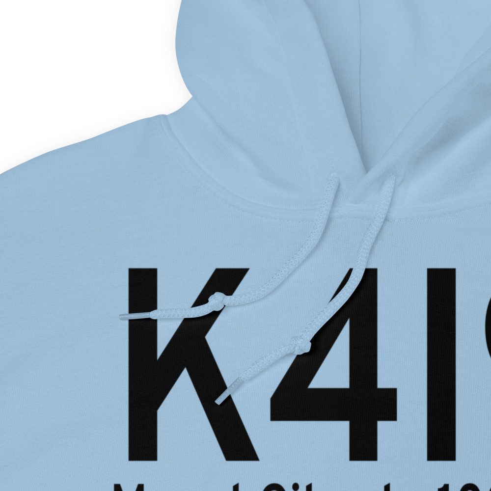 Morrow County Airport (K4I9) ICAO Hoodie Sweatshirt 