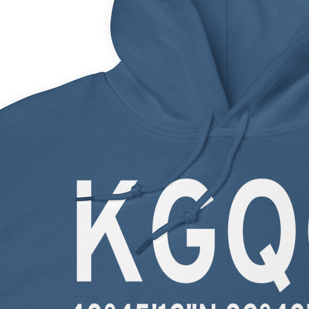 Galion Municipal Airport (KGQQ) ICAO Hoodie Sweatshirt 