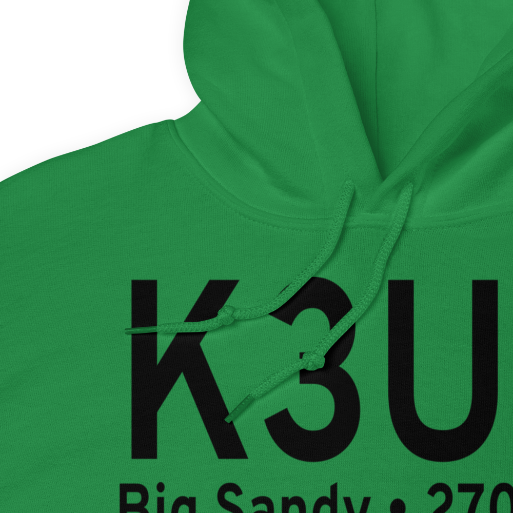 Big Sandy Airport (K3U8) ICAO Hoodie Sweatshirt 