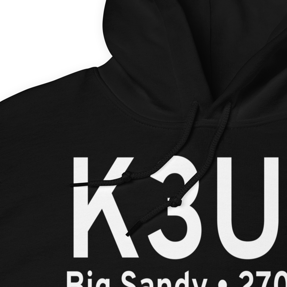 Big Sandy Airport (K3U8) ICAO Hoodie Sweatshirt 