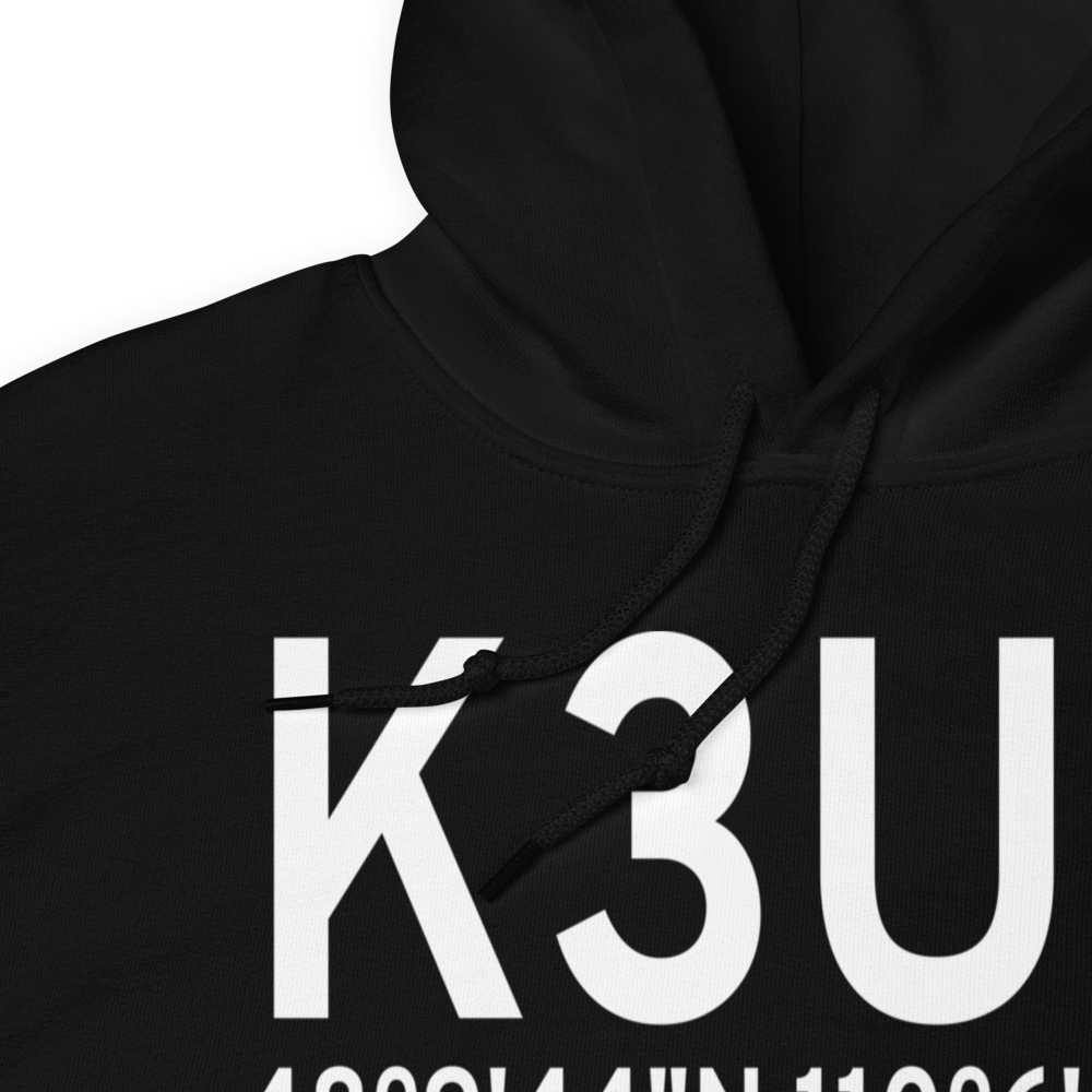 Big Sandy Airport (K3U8) ICAO Hoodie Sweatshirt 