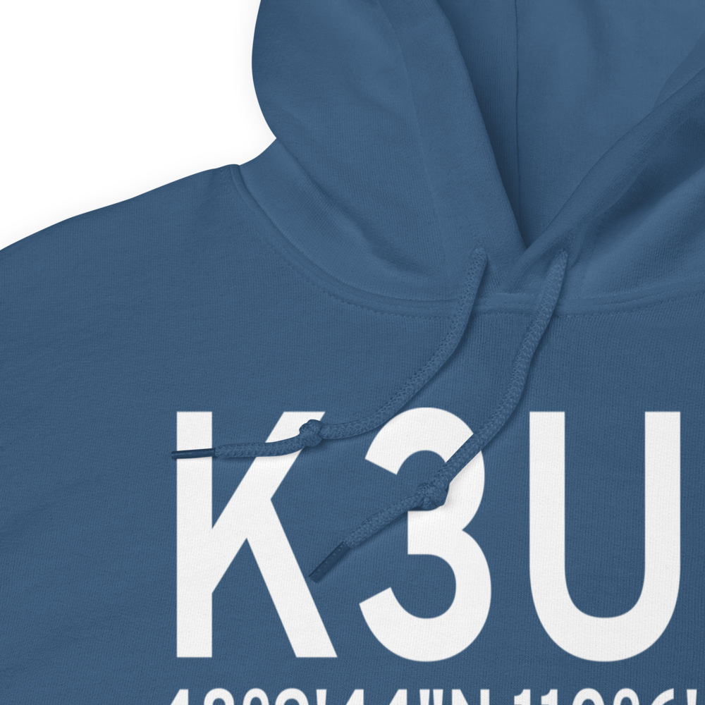 Big Sandy Airport (K3U8) ICAO Hoodie Sweatshirt 