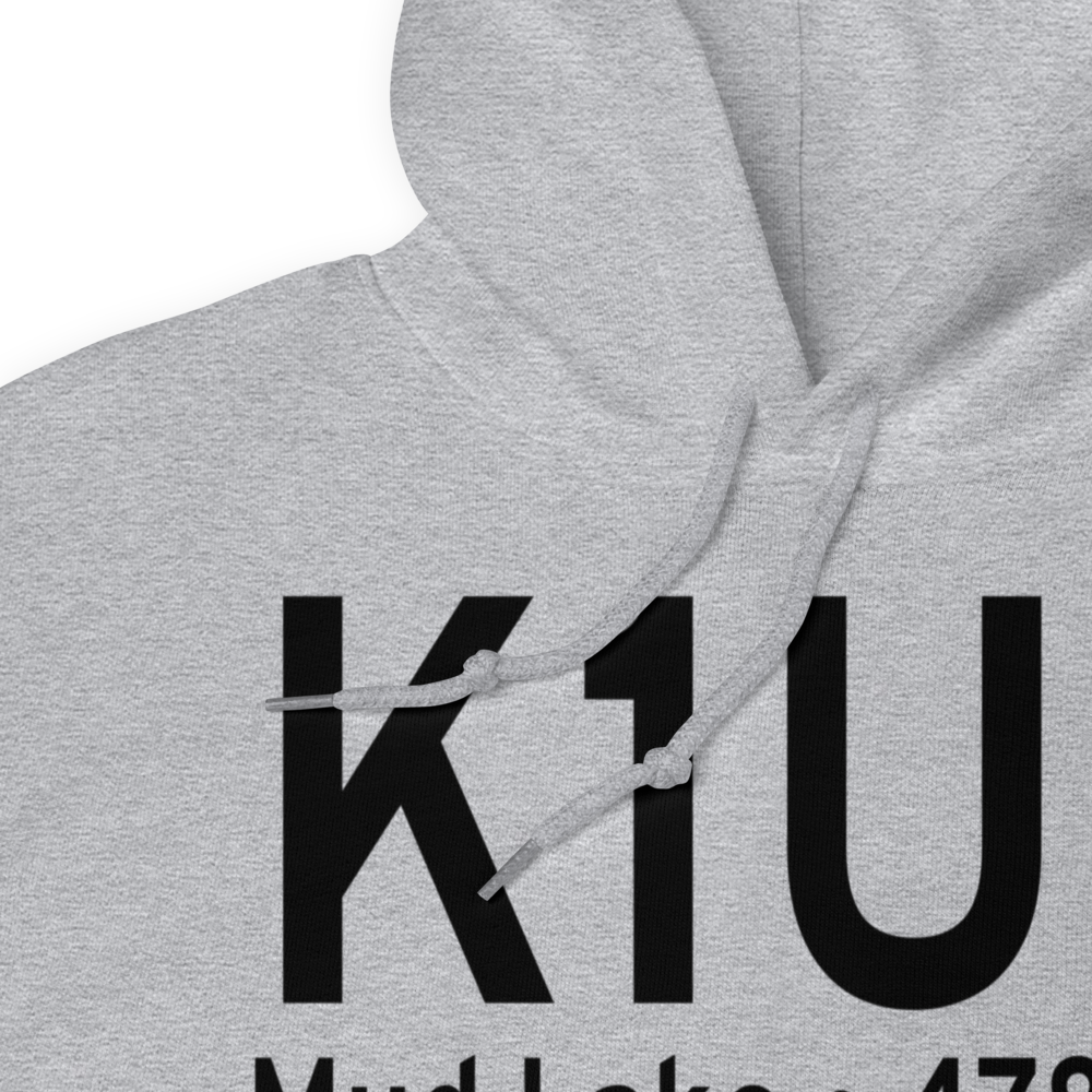Mud Lake/West Jefferson County/ Airport (K1U2) ICAO Hoodie Sweatshirt 