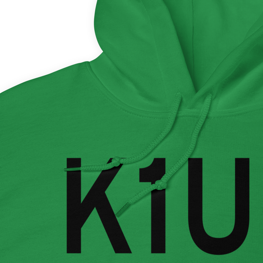 Mud Lake/West Jefferson County/ Airport (K1U2) ICAO Hoodie Sweatshirt 