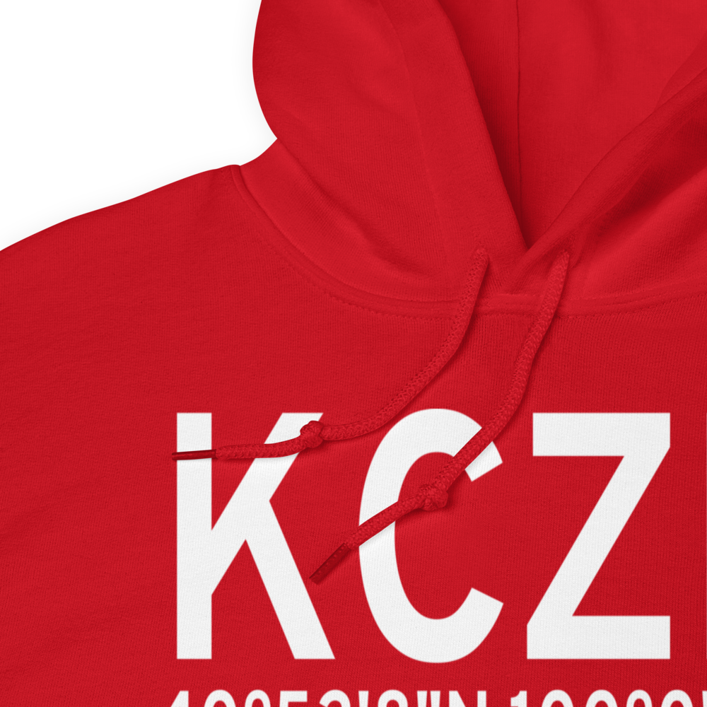 Cozad Municipal Airport (KCZD) ICAO Hoodie Sweatshirt 