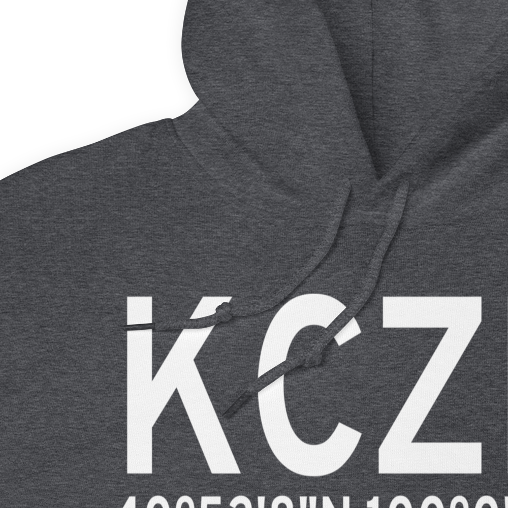 Cozad Municipal Airport (KCZD) ICAO Hoodie Sweatshirt 