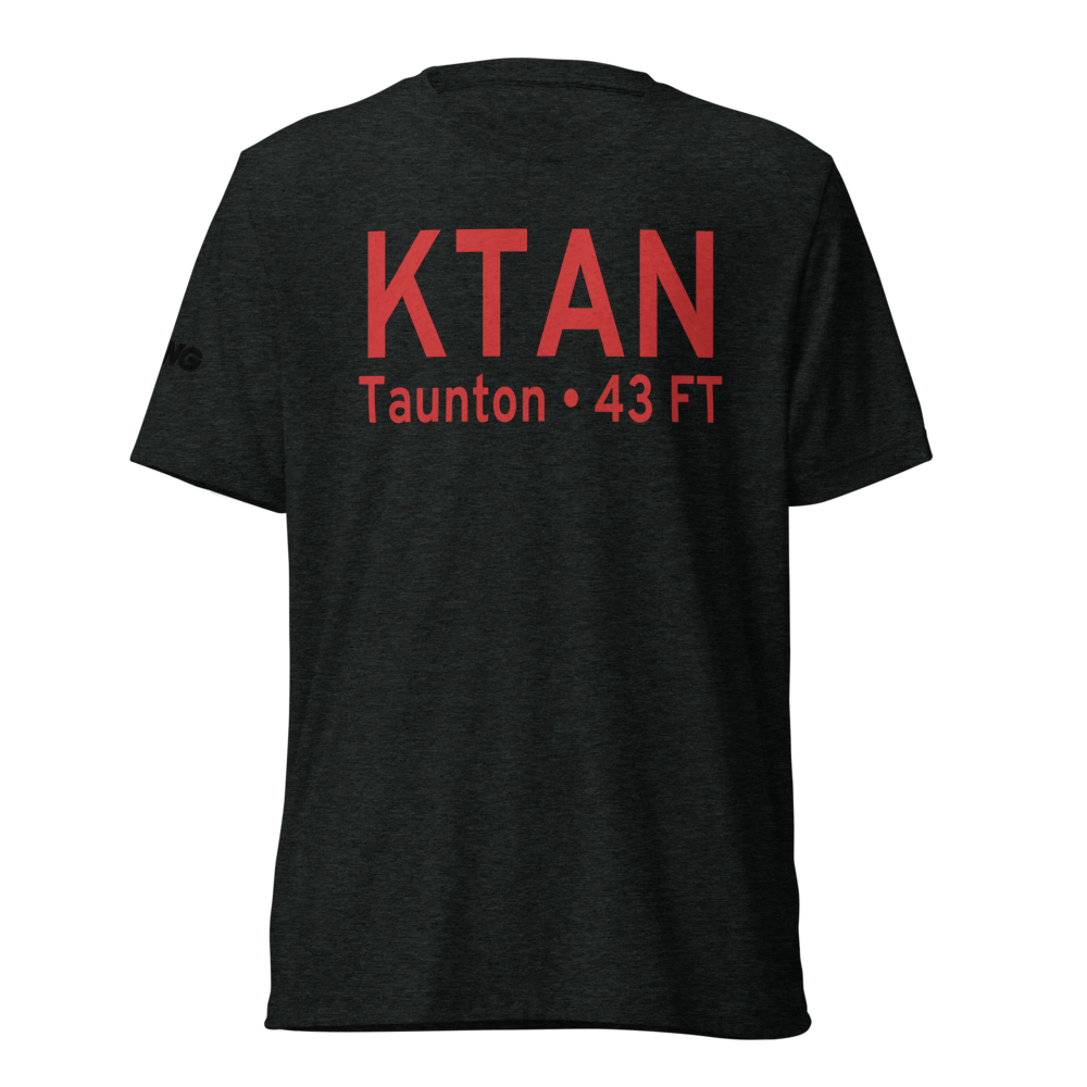 Taunton Municipal King Field (KTAN) ICAO Tri-blend T-Shirt 