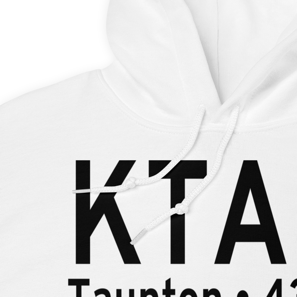 Taunton Municipal King Field (KTAN) ICAO Hoodie Sweatshirt 