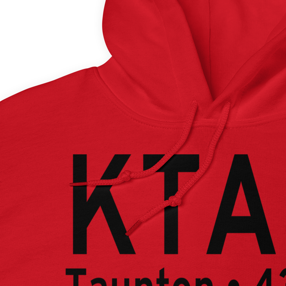 Taunton Municipal King Field (KTAN) ICAO Hoodie Sweatshirt 