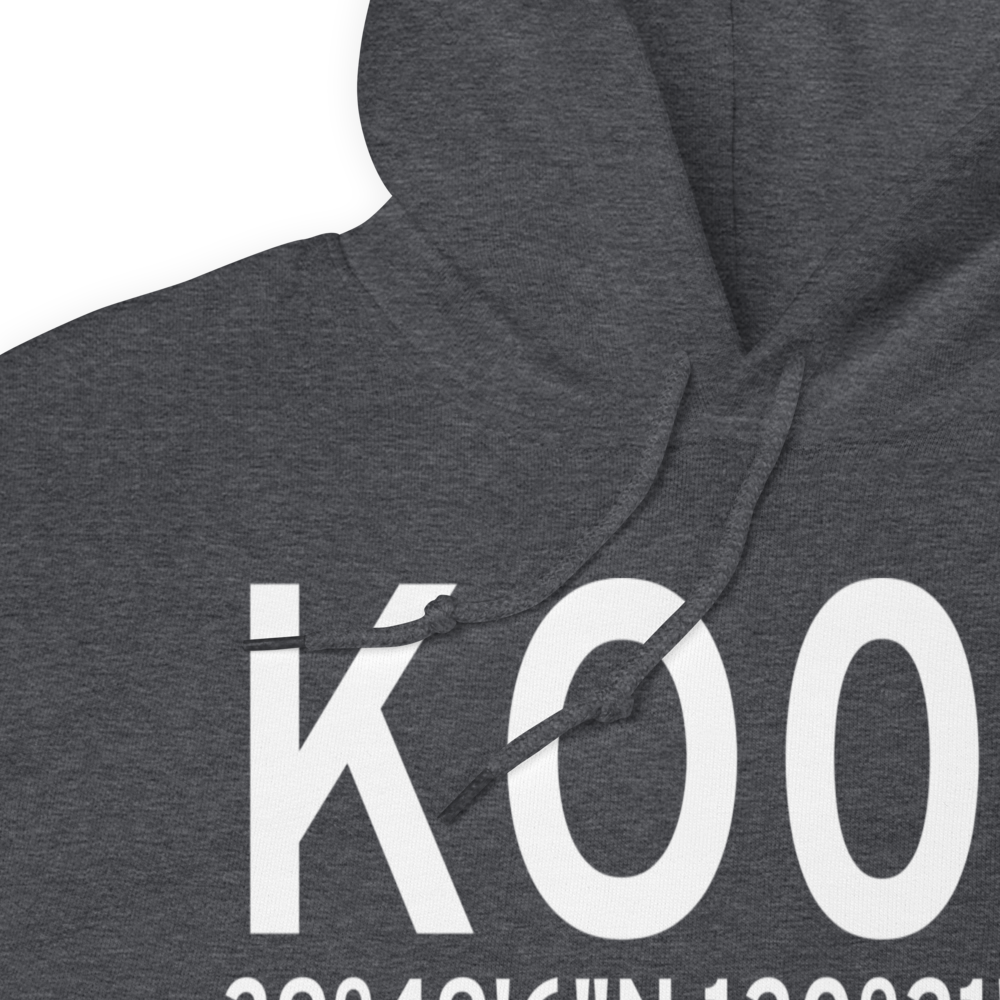 Nervino Airport (KO02) ICAO Hoodie Sweatshirt 
