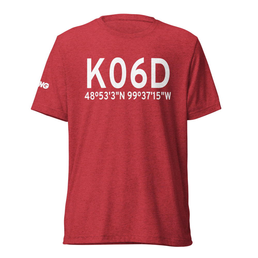Rolla Municipal Airport (K06D) ICAO Tri-blend T-Shirt 