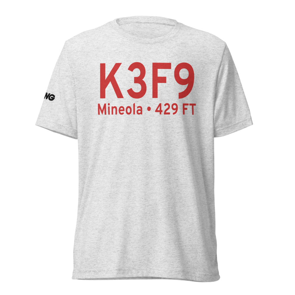 Mineola Wisener Field (K3F9) ICAO Tri-blend T-Shirt 