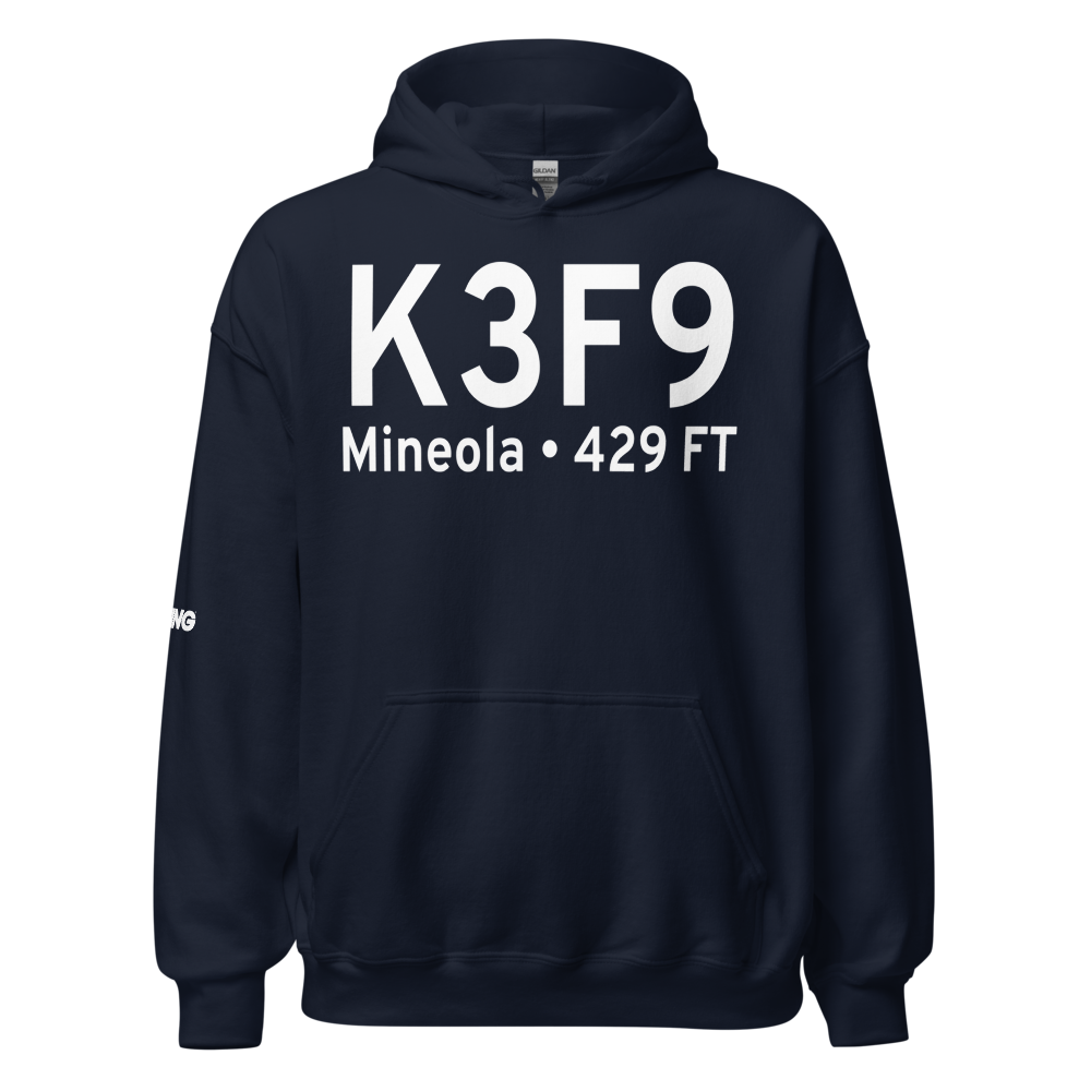 Mineola Wisener Field (K3F9) ICAO Hoodie Sweatshirt 