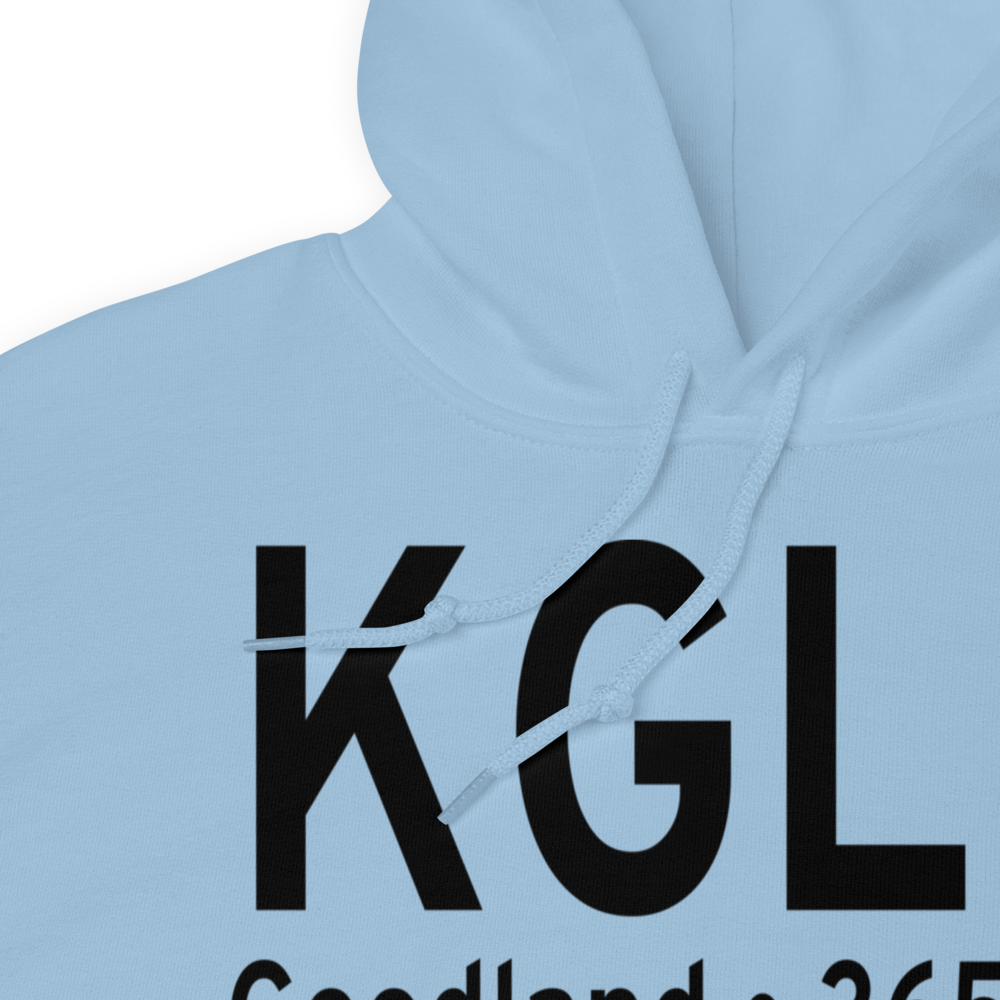 Renner Field-Goodland Municipal Airport (KGLD) ICAO Hoodie Sweatshirt 
