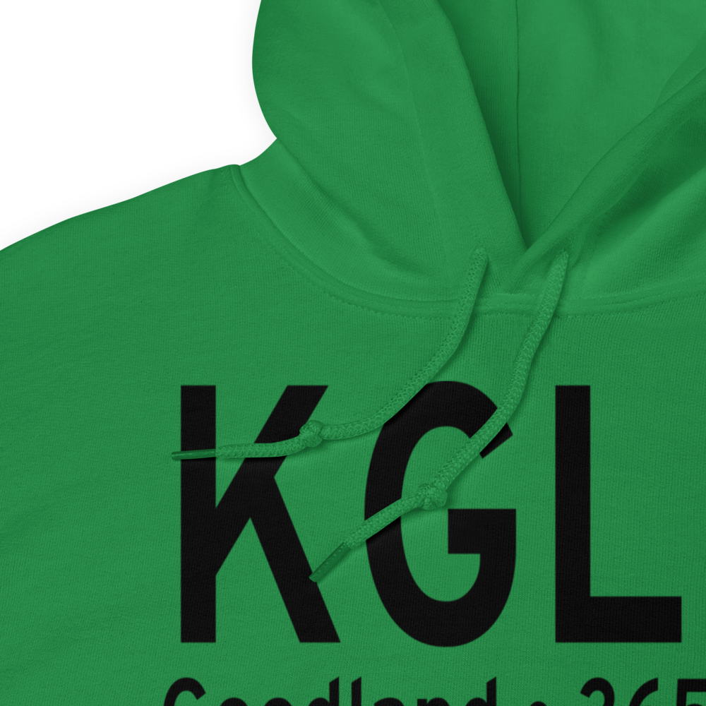 Renner Field-Goodland Municipal Airport (KGLD) ICAO Hoodie Sweatshirt 