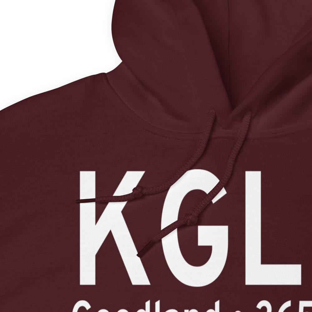 Renner Field-Goodland Municipal Airport (KGLD) ICAO Hoodie Sweatshirt 