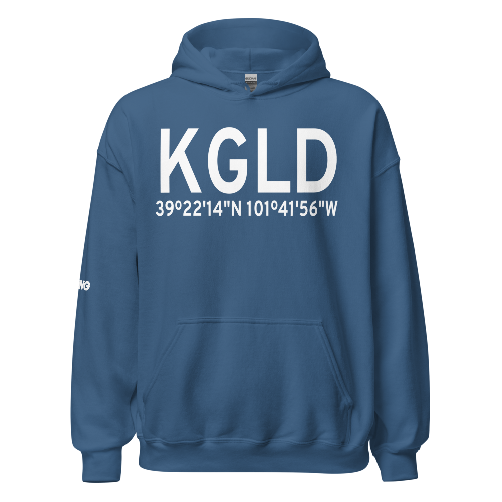 Renner Field-Goodland Municipal Airport (KGLD) ICAO Hoodie Sweatshirt 