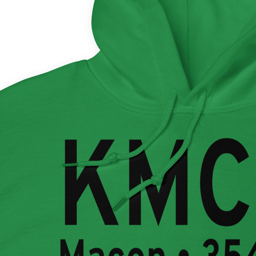 Middle Georgia Regional Airport (KMCN) ICAO Hoodie Sweatshirt 