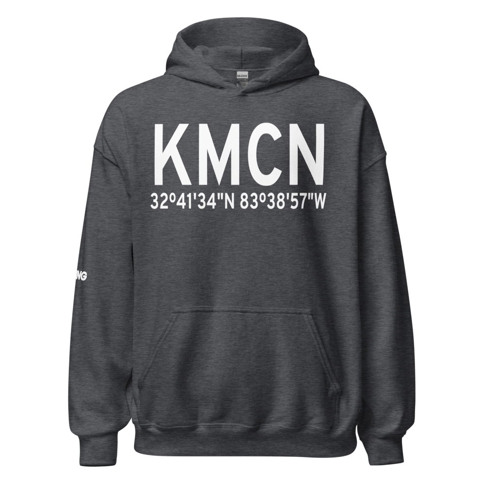 Middle Georgia Regional Airport (KMCN) ICAO Hoodie Sweatshirt 