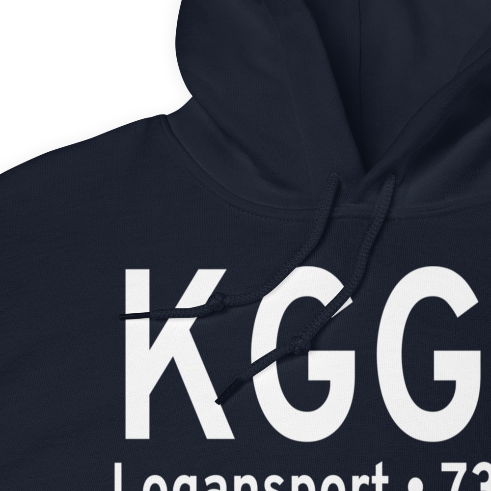 Logansport Cass County Airport (KGGP) ICAO Hoodie Sweatshirt 