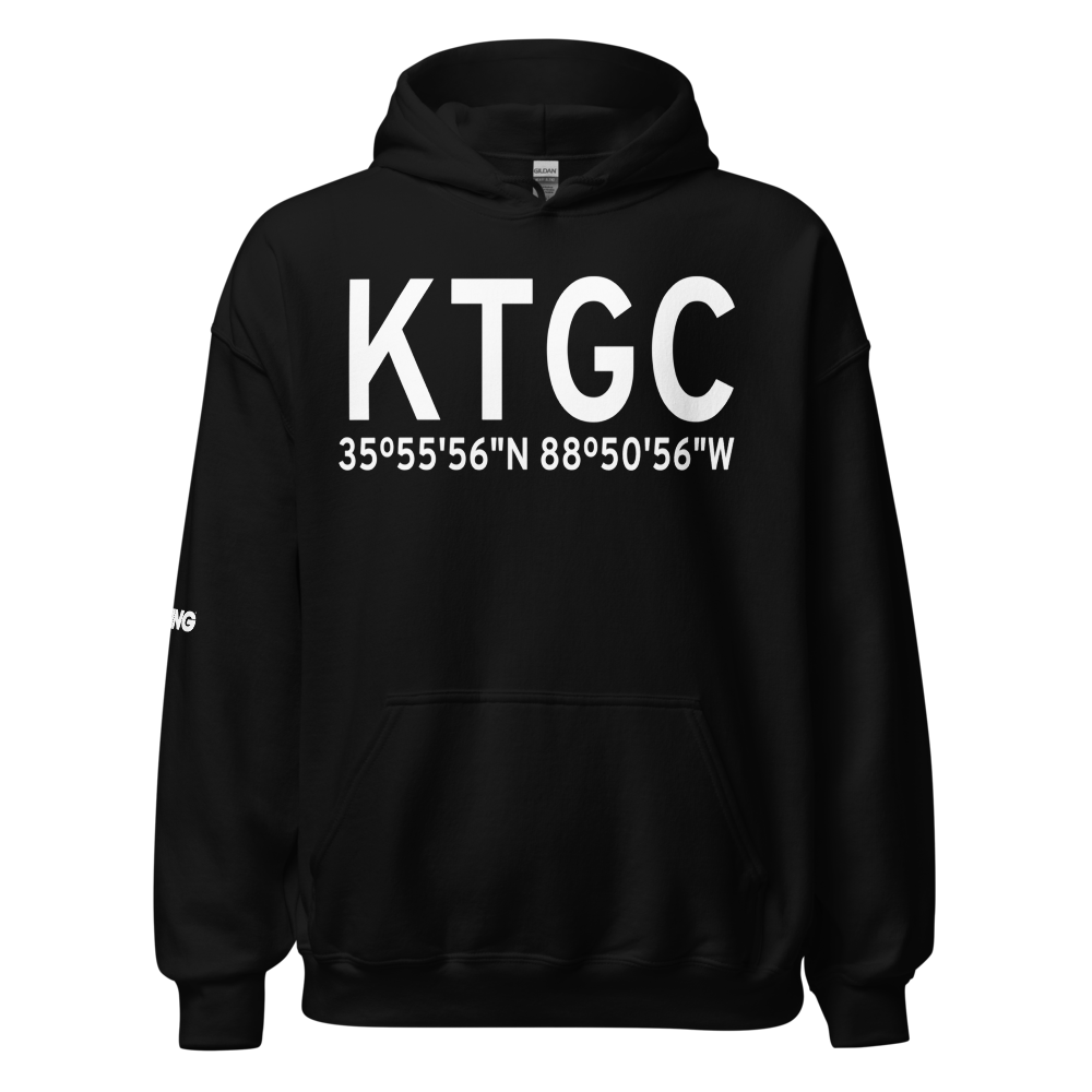 Gibson County Airport (KTGC) ICAO Hoodie Sweatshirt 