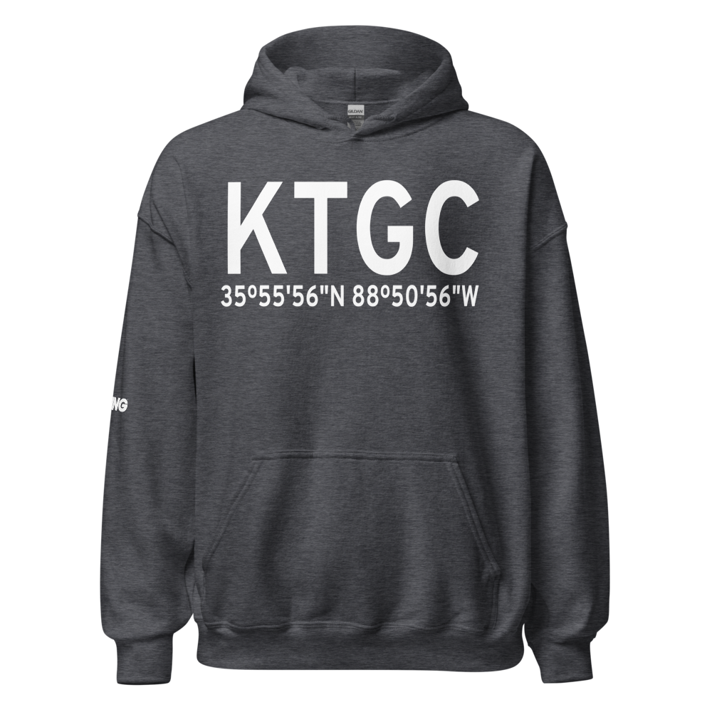 Gibson County Airport (KTGC) ICAO Hoodie Sweatshirt 