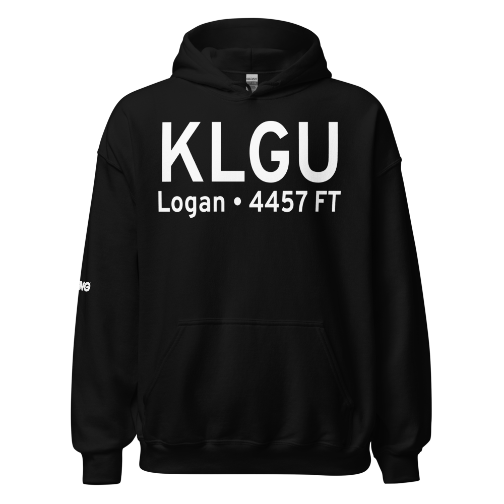Logan-Cache Airport (KLGU) ICAO Hoodie Sweatshirt 