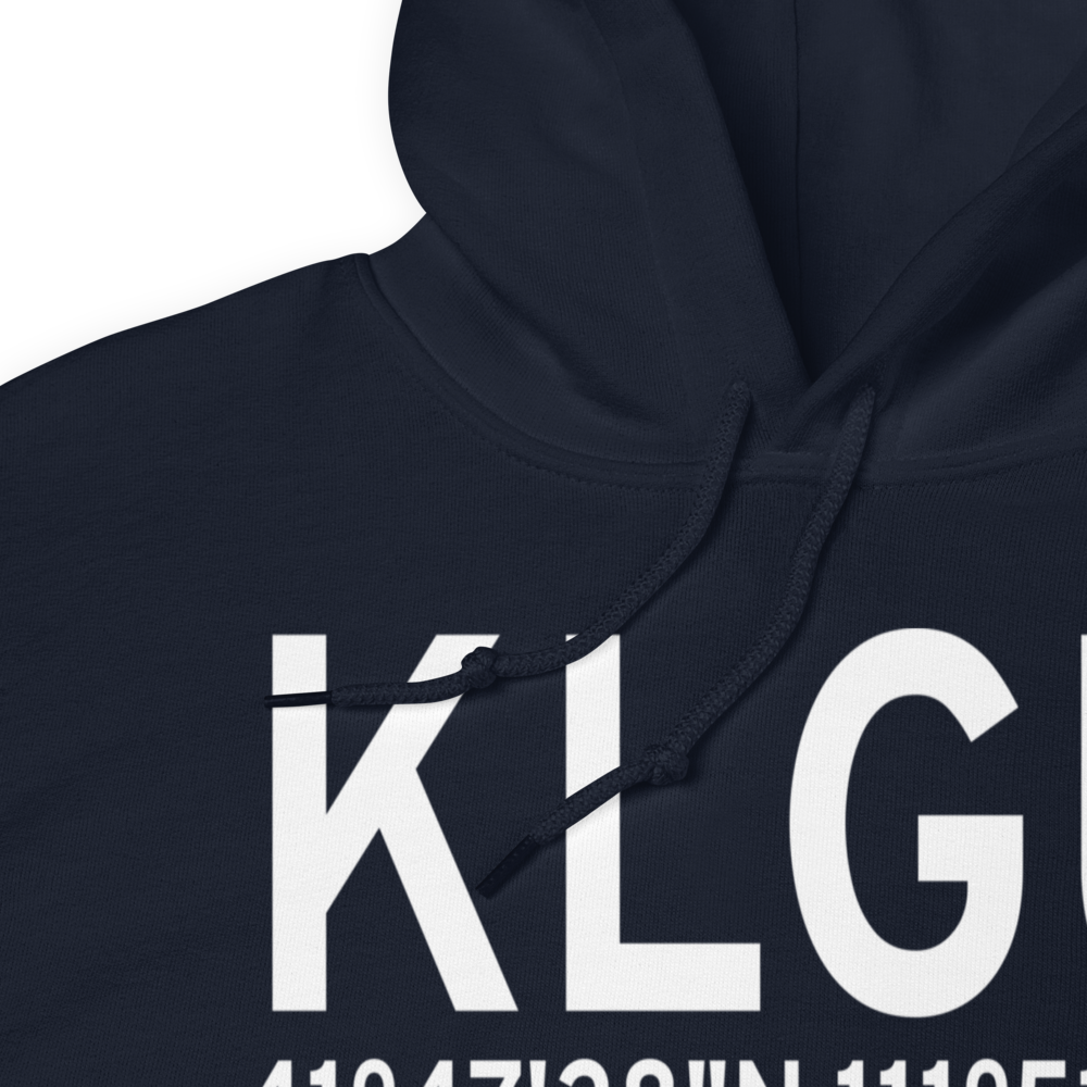 Logan-Cache Airport (KLGU) ICAO Hoodie Sweatshirt 